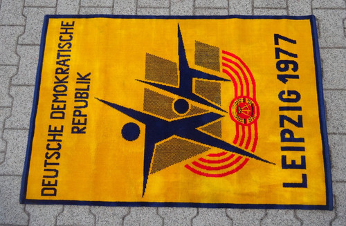 Wandteppich ddr leipzig - leipzig, 1977