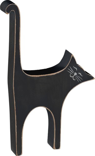 Dekofigur katze schwarz - dekofigur, höhe