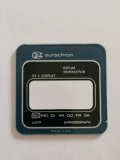 Glas /Zifferblatt  Ruhla Eurochron Digital Quarz  LCD Uhr Kaliber 15 NEU