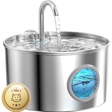 Katzenbrunnen Edelstahl 2.2L