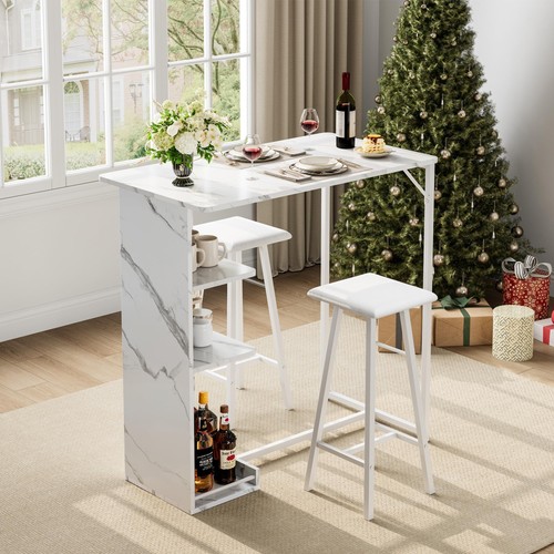 Bartisch mit barhocker set - barhocker,