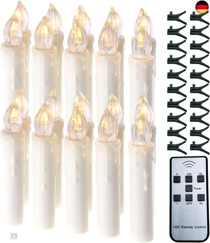 Christbaumkerzen led mit - led,