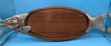 Vintage Fisch Servierplatte