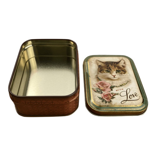Pillendose motiv cat with - with, love