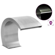 LED Schwallbrause Edelstahl Pool-Fontäne Schwalldusche Wasserschwall Schwimmbad