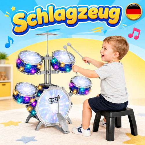 Kinder schlagzeug set jazz - kinder,