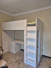 Hochbett 90x200 cm mit