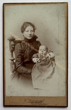 orig. CDV Foto Fotografie Bild alt Mode um 1890 Hohensalza Pommern Inowrazlaw