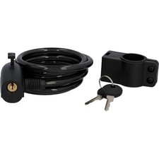 Spiralschloss FISCHER  180cm 8mm Fahrradschloss E- Bike Schloss