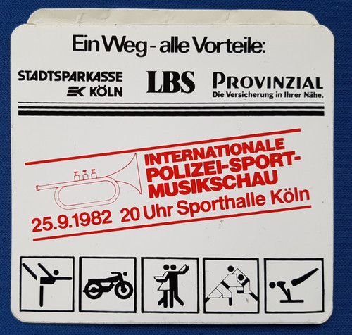 Polizei sport musikschau - musikschau, 1982