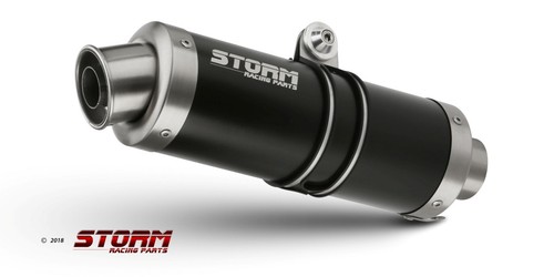 Storm auspuff schwarz - storm, gp