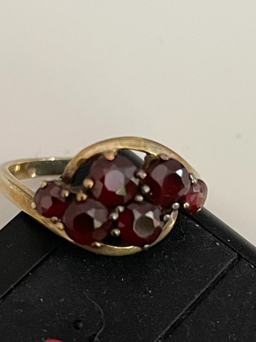 Ring mit granat 333 - ring,