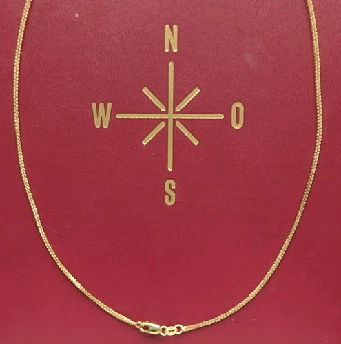 Weizenkette 585er - weizenkette, (14k)