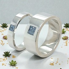 Osmiumring aus Argentiumsilber