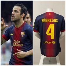 Original FC Barcelona Trikot | Fabregas 4 | 2012 2013 | L | Home Camiseta