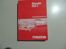 MAZDA RX-7 FC3S Werkstatthandbuch Reparaturanleitung Ausgabe 01.1986