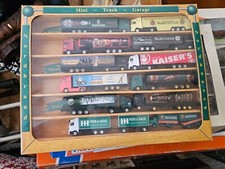 Ältere Sammeltrucks LKWs Biertrucks im Setzkasten und noch OVP zusammen 22 Stück