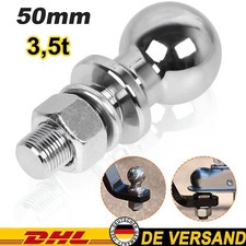 Kugelkopf 3500kg 50mm Anhängerkupplung AHK Ackerschiene Kupplung Kugel M22