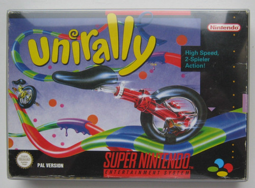 Super nintendo spiel unirally - super,