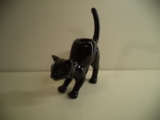 P9415 Partylite Teelichtlampe schwarze Katze black Kitty  in OVP Party Lite (SP)