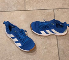 Adidas Hallenschuh / Handballschuh in Blau in Gr. 34,5