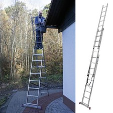 KRAUSE Corda VielzweckLeiter Mehrzweckleiter Allzweckleiter 3x9 Sprossen