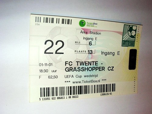 Used ticket twente - ticket,