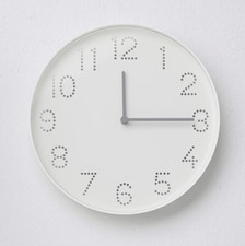 Ikea Wall Clock Tromma White 9