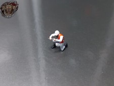 1/87 Bauarbeiter Mechaniker Schraubenschlüssel Zug Figur Mann Baustelle H0 HO