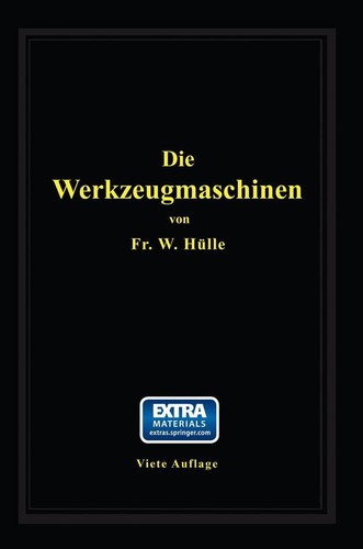 Die werkzeugmaschinen w - werkzeugmaschinen, |