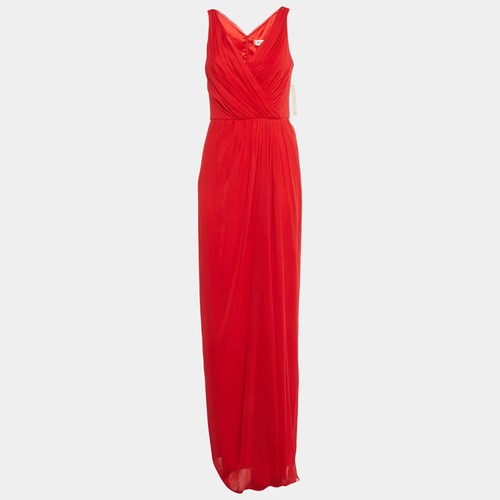Badgley mischka rot seide - rot,