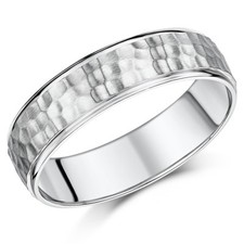 Palladium ring gehämmert - palladium,