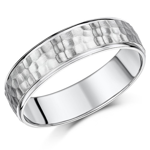 Palladium ring gehämmert - palladium,
