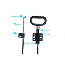 Handliege Fallschirm D Zugkabel 79 mm Draht geeignet für die meisten Natuzzi Modelle