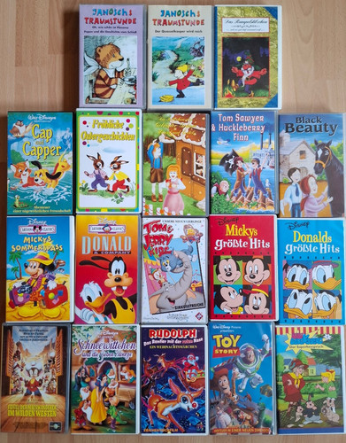 Vhs kassetten sammlung - 18, für
