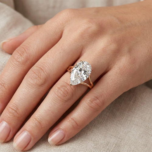 Verlobungsring 14k gelbgold - 14k,