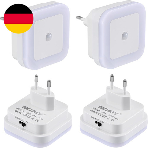 Soaiy 4er set led - 4er-set, nachtlicht