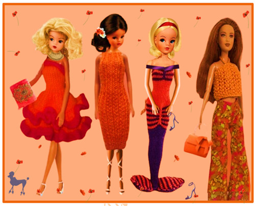 Strickanleitung barbie fashion - strickanleitung,