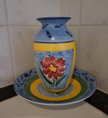 Bunte blumen porzellan - bunte, vase