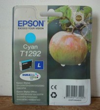 Epson T1292 Tinte cyan Workforce WF 7015 7515 7525 Stylus Office BX 635 925 935