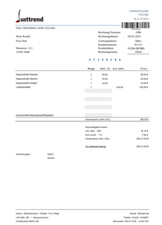 Rechnungsprogramm einfache