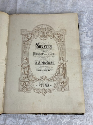 Antikes notenbuch sonaten - antikes, notenbuch,