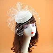 Vintage Fascinator Damen Filz