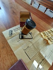 Antikes Universal Stand Taschen - Mikroskop im Originalkarton mit Anleitung