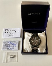 CASIO - EDIFICE - SOLAR - EQS 910 - EDELSTAHL  - ANALOG - GETRAGEN