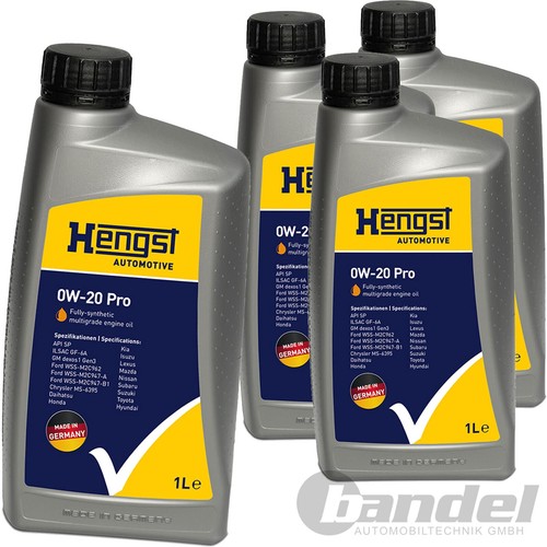 4x1l hengst 0w20 - 4x1l,