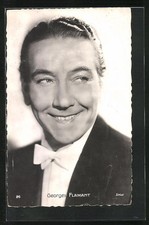 Ansichtskarte Schauspieler Georges Flamant mit lächelndem Gesicht 