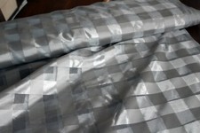 Silber grauer dekostoff - grauer,