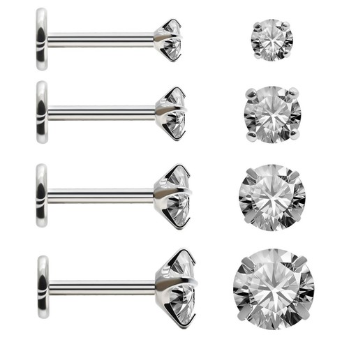 Paar titan ohrstecker g23 - paar,