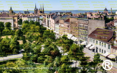 AK-Halle-Saale-Teilansicht--Dr